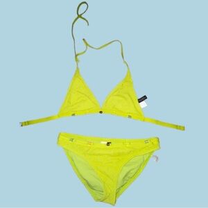 La Blanca Lime Bikini Top